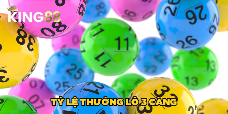 3 Càng Là Gì? Bí Kíp Soi Cầu Lô 3 Càng Bất Bại Từ Chuyên Gia 3 Tỷ lệ thưởng lô 3 càng